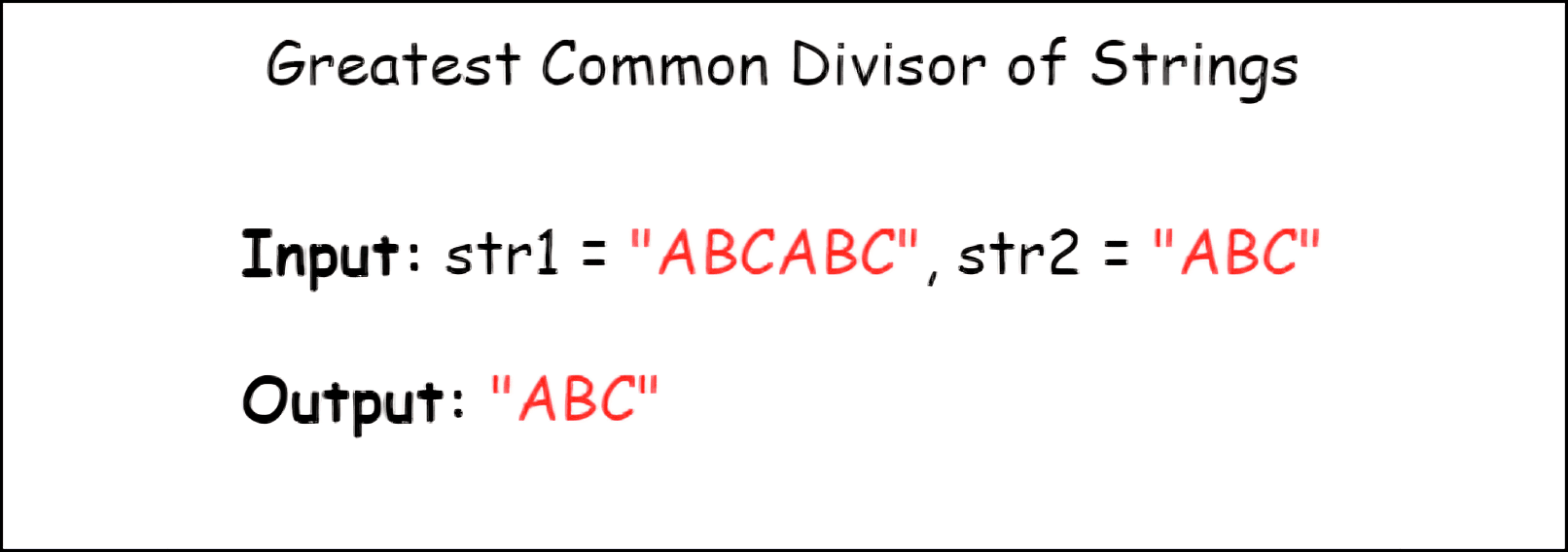 Greatest Common Divisor of Strings